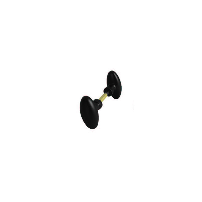 BEQUIL PORTAIL CARRE 6-7 BOUTON NOIR