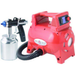 STATION DE PEINTURE A TURBINE HVLP A GRAVITE 800W BUSE 1.3