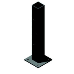 PIED DE POTEAU MOISE TUBE 60X60X3MM