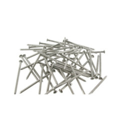 Pointe crantée Inox A4 2.5x35 Bte 400pc