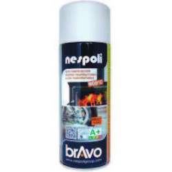 PEINTURE AEROSOL RESINE SILICONE HAUTE TEMPERATURE BLANC 400ML