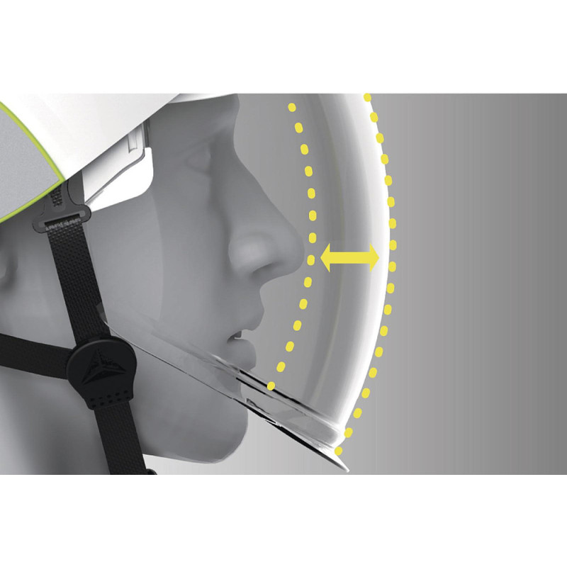 Casque de chantier ONYX AVEC visière ESCAMOTABLE