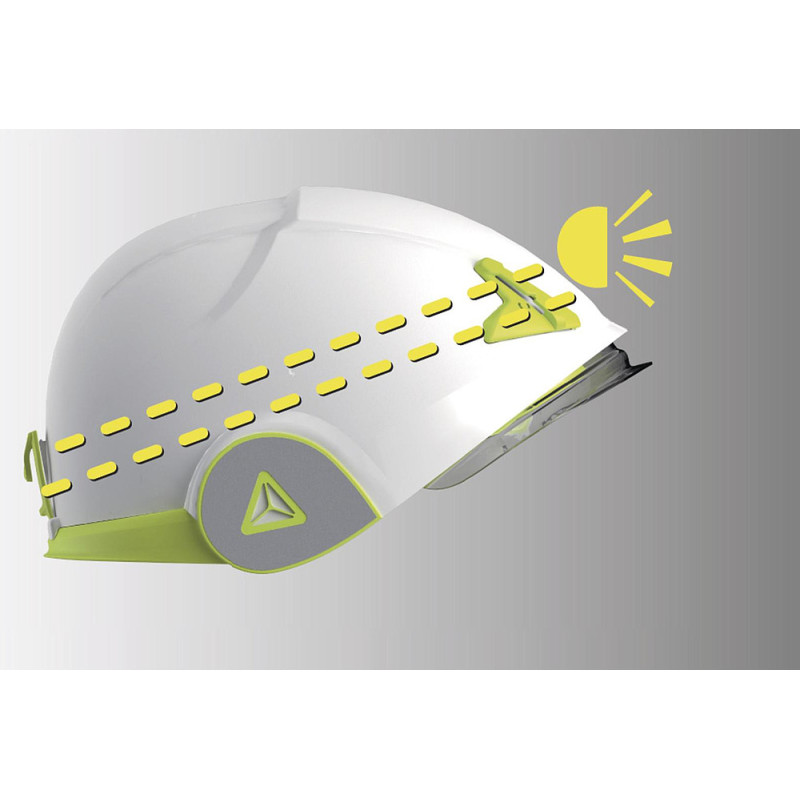 Casque de chantier ONYX AVEC visière ESCAMOTABLE