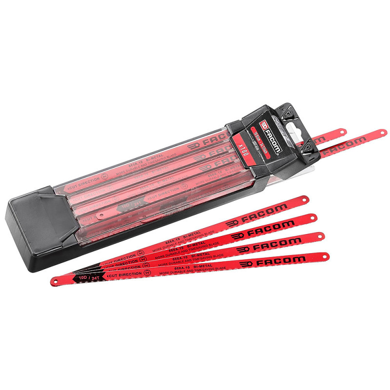 Lame de scie bi-métal - acier au cobalt - long 300mm - FACOM 668A.10