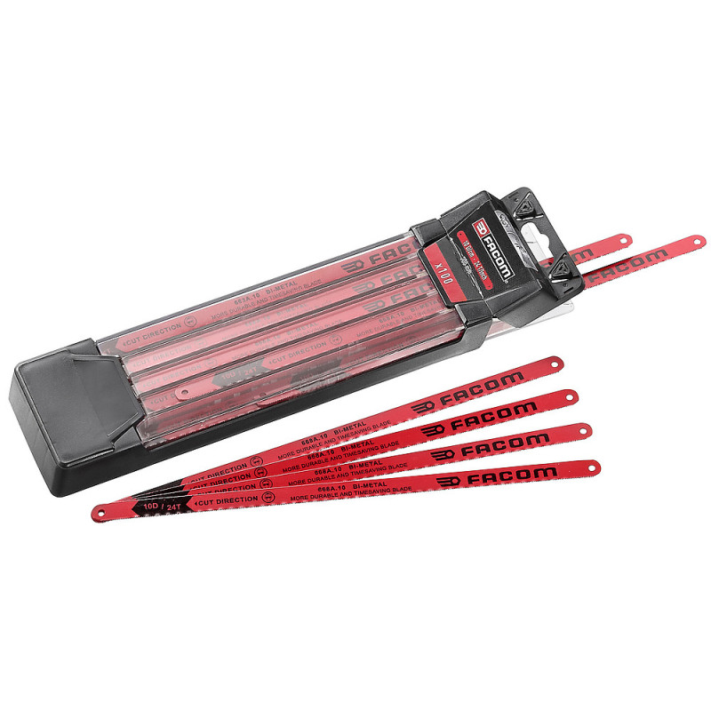 Lame de scie bi-métal - acier au cobalt - long 300mm - FACOM 668A.10