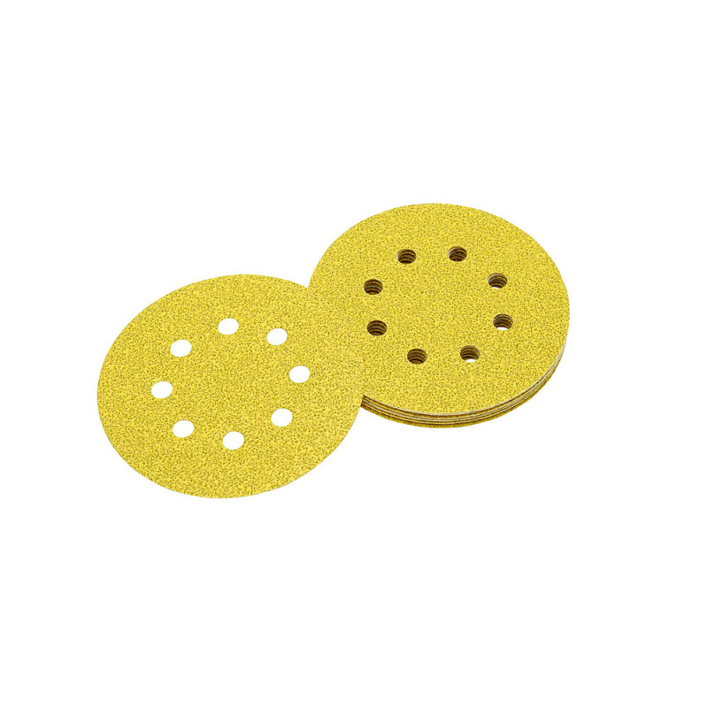 Disque abrasif velcro ponceuses excentriques grain 320 - 8 perforations ø 125 mm