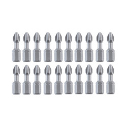 Boîte 5 embouts de vissage - qualité torsion - Embout Phillips - 25 mm - PH2