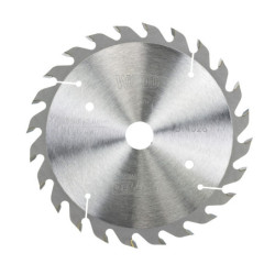 Lame de scie circulaire 160x20 mm. 24 dents. ATB-tronçonnage. angle d'attaque 25