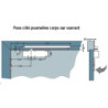 Ferme porte GR3400 standard avec bras noir 2-4 coupe feu - GROOM GR340515