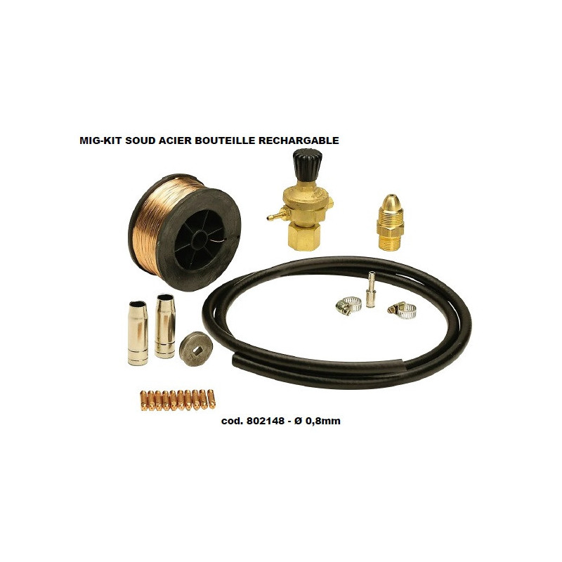 MIG-KIT SOUD ACIER RECHAR BOUT