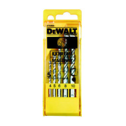 Coffret de 5 forets béton Extreme diamètre : 4. 5. 6. 8. 10 mm