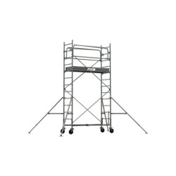 Échafaudage roulant en acier galvanisé GENERIS 750 - hauteur de travail 5m
