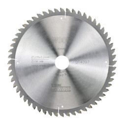 Lame scie circulaire 235x30mm. 56 dents. TCG-coupe très fine. angle d'attaque -5