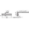 Ferme porte complet GR150 standard noir seul 2-4 coupe feu - GROOM 150015