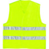 GILET FLUO JAUNE BANDES PARALLELES CLASSE 2