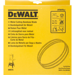 Lame 2215 mm pour scie à ruban DW876 pour métal forte épaisseur largeur 12 mm