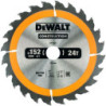 Lame de scie circulaire - 152 x 20 mm - 24 dents - DEWALT DT1930