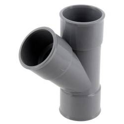 Culotte femelle femelle 45° simple diamètre 32mm - UBF144