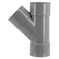 Culotte femelle femelle 45° simple diamètre 50mm - UBJ144