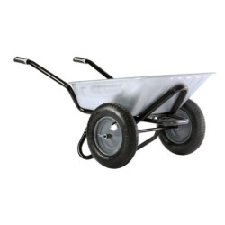 Brouette CLIPSO EXCELLIUM 100 TWIN GALVA ROUES GONFLEES