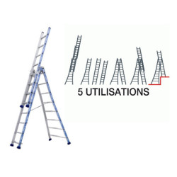 ECHELLE ALU 3P A UM TRANS 6M01