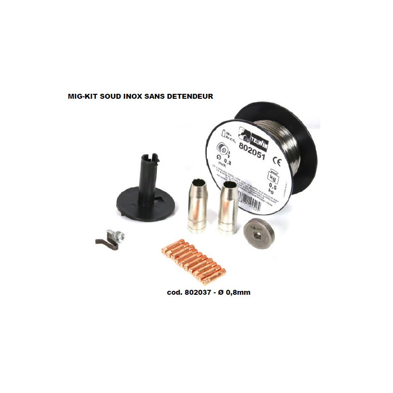 MIG-KIT SOUD INOX SANS DETEND