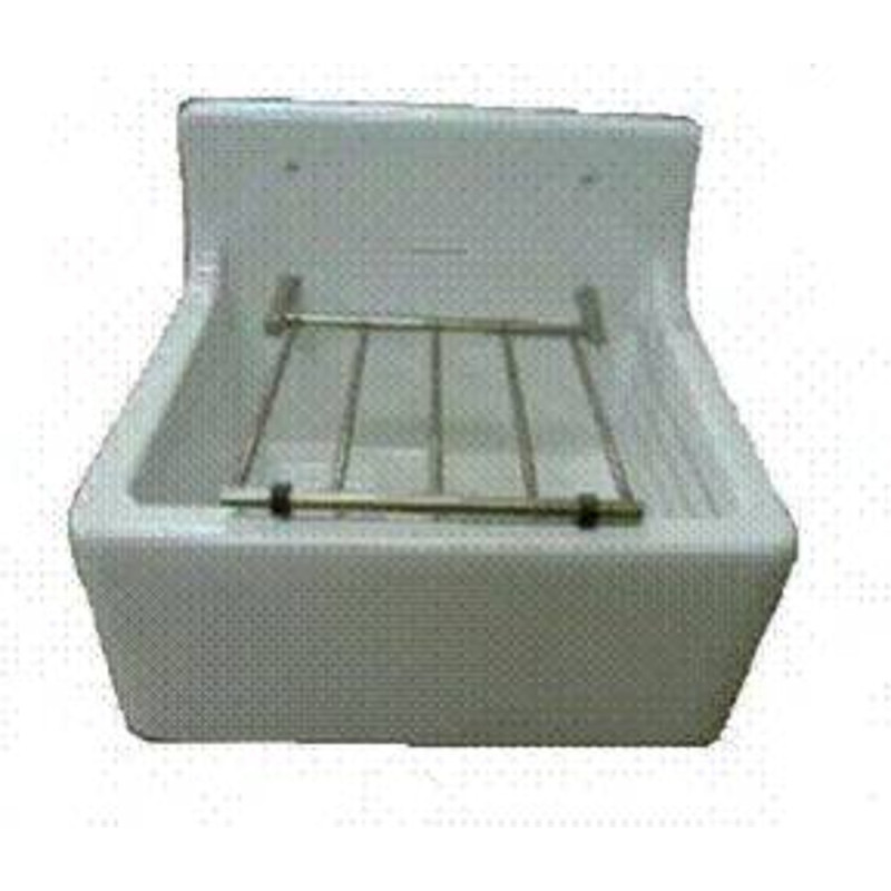 Poste d'eau 45.5 x 38 cm SERVICE blanc en céramique