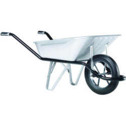 BROUETTE 100 L CARGO EXCELLIUM GALVA EN ROUE PLEINE
