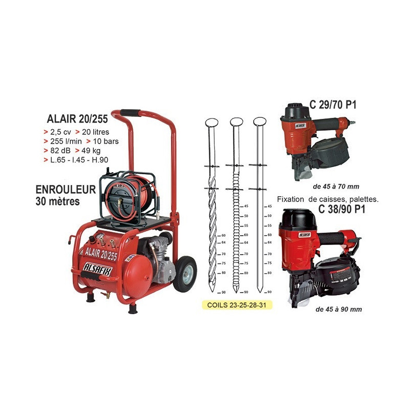 Coils 23-25 x 55 annelées galv