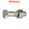 Boîte de 100 boulons GAC 10 X 60 Acier classe 8.8 zingué - 85241