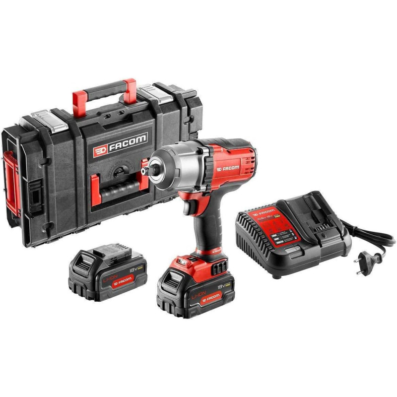 Clé à chocs à couple élevé 18V 1-2" 5.0Ah - FACOM CL3.CH18SP2PB