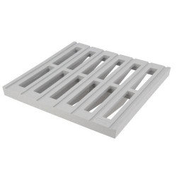 Grille REGD sans cadre gris 25x25cm RPCT - GR25