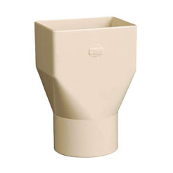 Mamelon mixte de raccordement pour descente 73x100 et diamètre 80 - MMR70