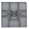 Couvercle piéton gris UCORPCT pour regard 25x25x25cm - UCORPCT