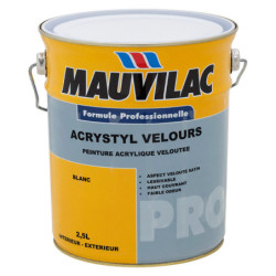 ACRYSTYL VELOUR BLC 16L