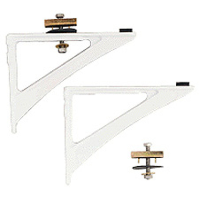 Sachet de 2 consoles 16 x 12 cm. Blanc