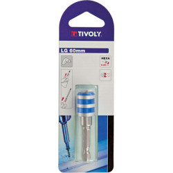 Porte-embout magnétique à changement rapide LG 60 mm - TIVOLY 11501320013