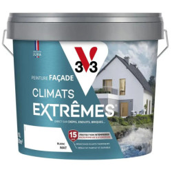 PEINTURE DE FACADE EXTERIEUR CLIMAT EXTREME BLANC 10L