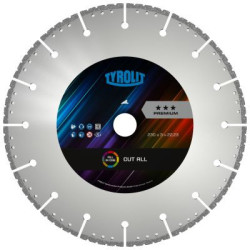 Disque à tronçonner diamanté CUT-ALL - 125 x 3.0 x 22.23 mm - Universel - TYROLIT 34502746