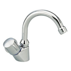 Robinet simple NF ULYSSE C chrome. bec tube orientable