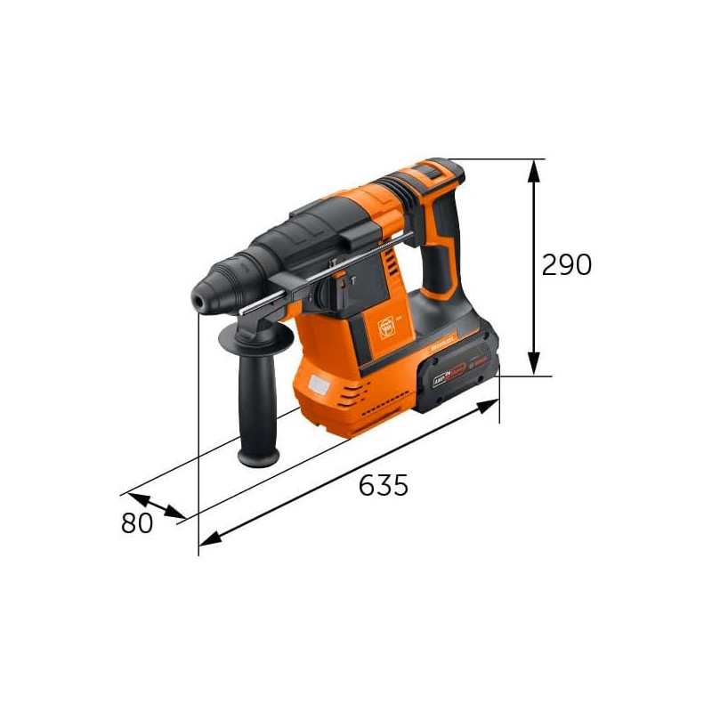 Perforateur-burineur sans fil ABH 18-26 AS (nu) - FEIN 71400361000 
