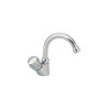 Robinet simple NF ULYSSE C chrome. bec tube orientable
