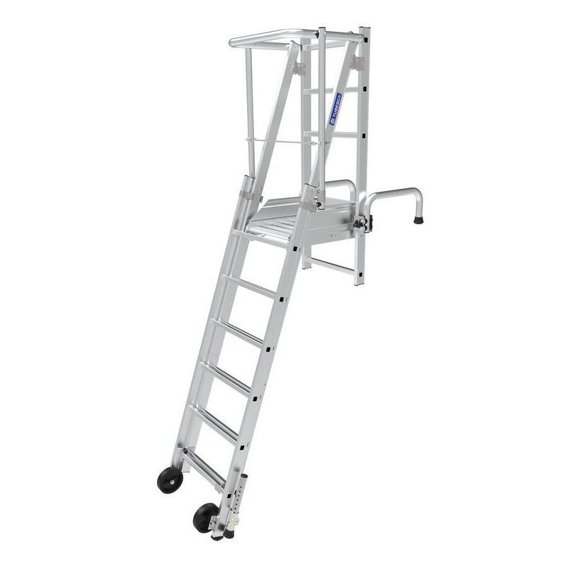 Echelle plateforme securisee Prémur alu