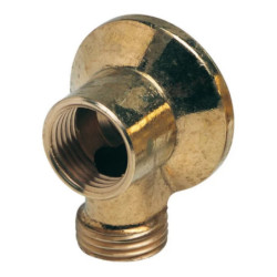 Applique murale nue 1-2" brossée - Mâle-Femelle - Ø14mm - 1313004