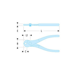 Coupe-câble diam.10mm - cuivre - aluminium - FACOM 412B.10
