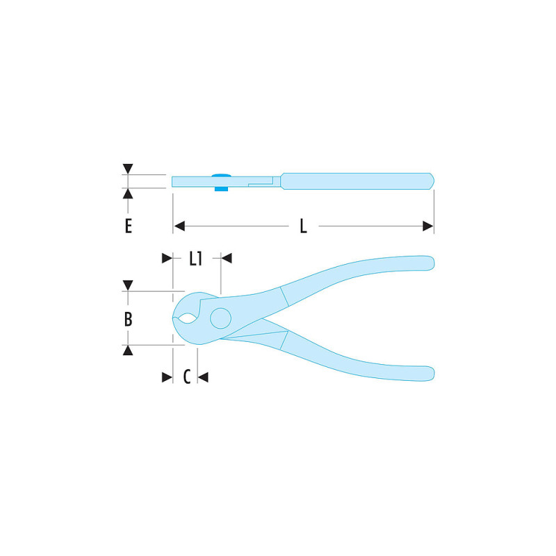 Coupe-câble diam.10mm - cuivre - aluminium - FACOM 412B.10