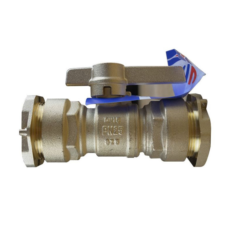 Manchon Vanne à sphère laiton ACS pour tube PEHD Ø25 avec  - ARCO 146120