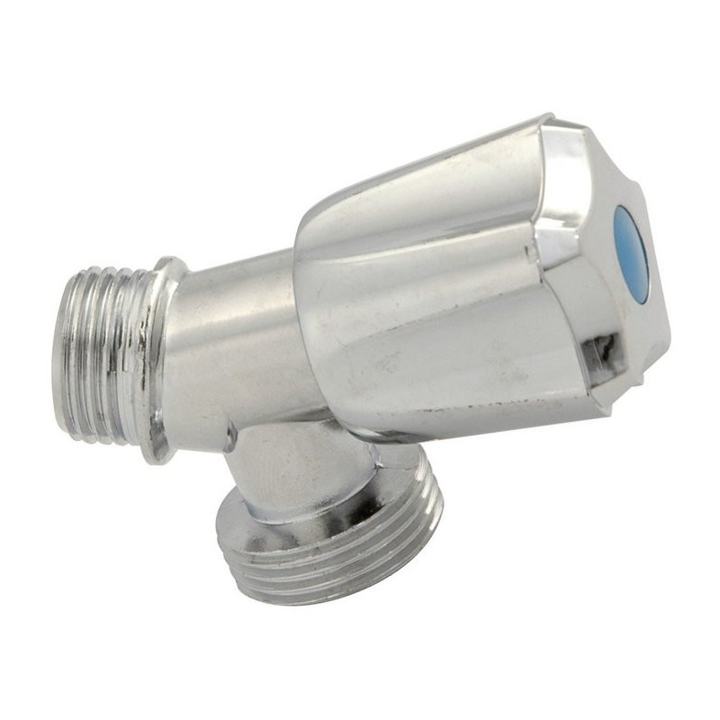 Robinet machine à laver 1-2" 3-4" laiton chromé - 1325004