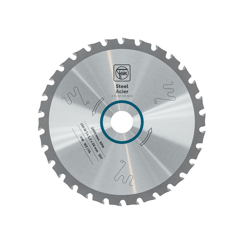 Lame de scie circulaire portative pour acier