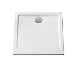Cascade receveur en céramique 80 cm carré blanc - 5761L003M0578